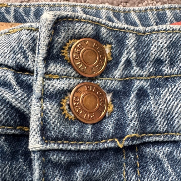 PILCRO ANTHROPOLOGIE Jeans Women’s Size 32 Light Acid Wash The Wanderer Relaxed - Picture 6 of 14